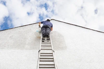 Peinture extérieure à Écausseville — façades et ravalement